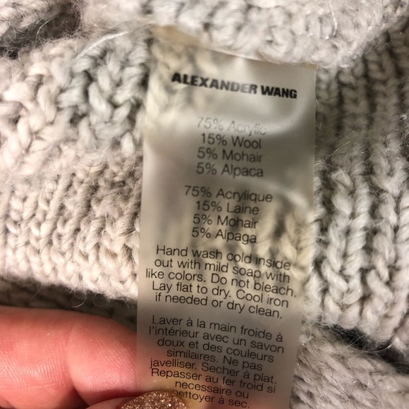 Women Chunky sweater by ALEXANDER WANG, size M - Picture 8 of 8